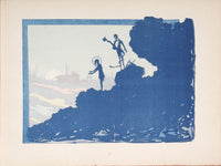 Selected Pages From The Shadow Theater Album La Tentation De Saint Antoine (Temptation Of Saint Anthony)  2 By Henri Riviere Fine Art Print 2