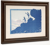 Selected Pages From The Shadow Theater Album La Tentation De Saint Antoine (Temptation Of Saint Anthony)  2 By Henri Riviere Fine Art Print 2