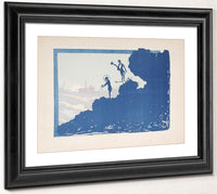 Selected Pages From The Shadow Theater Album La Tentation De Saint Antoine (Temptation Of Saint Anthony)  2 By Henri Riviere Fine Art Print 2