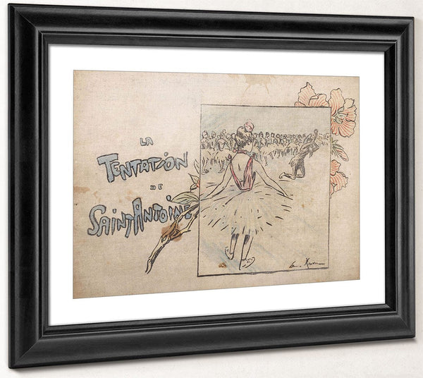 Selected Pages From The Shadow Theater Album La Tentation De Saint Antoine (Temptation Of Saint Anthony) 3 By Henri Riviere Fine Art Print 2