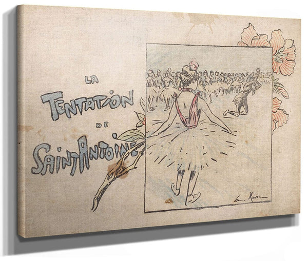 Selected Pages From The Shadow Theater Album La Tentation De Saint Antoine (Temptation Of Saint Anthony) 3 By Henri Riviere Fine Art Print 2