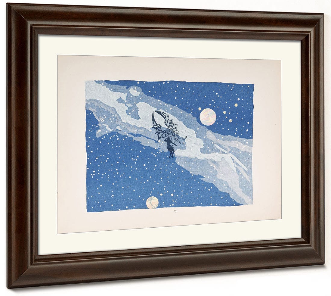 Selected Pages From The Shadow Theater Album La Tentation De Saint Antoine (Temptation Of Saint Anthony) 4 By Henri Riviere Fine Art Print 2