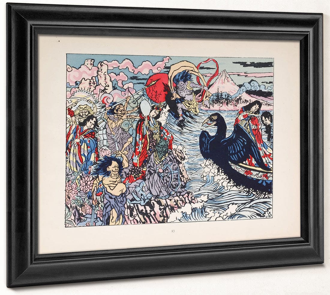 Selected Pages From The Shadow Theater Album La Tentation De Saint Antoine (Temptation Of Saint Anthony) 6 By Henri Riviere Fine Art Print 2