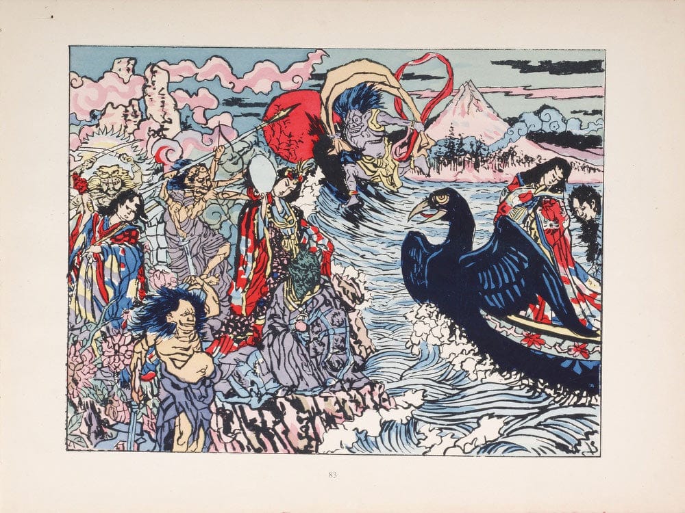 Selected Pages From The Shadow Theater Album La Tentation De Saint Antoine (Temptation Of Saint Anthony) 6 By Henri Riviere Fine Art Print 2