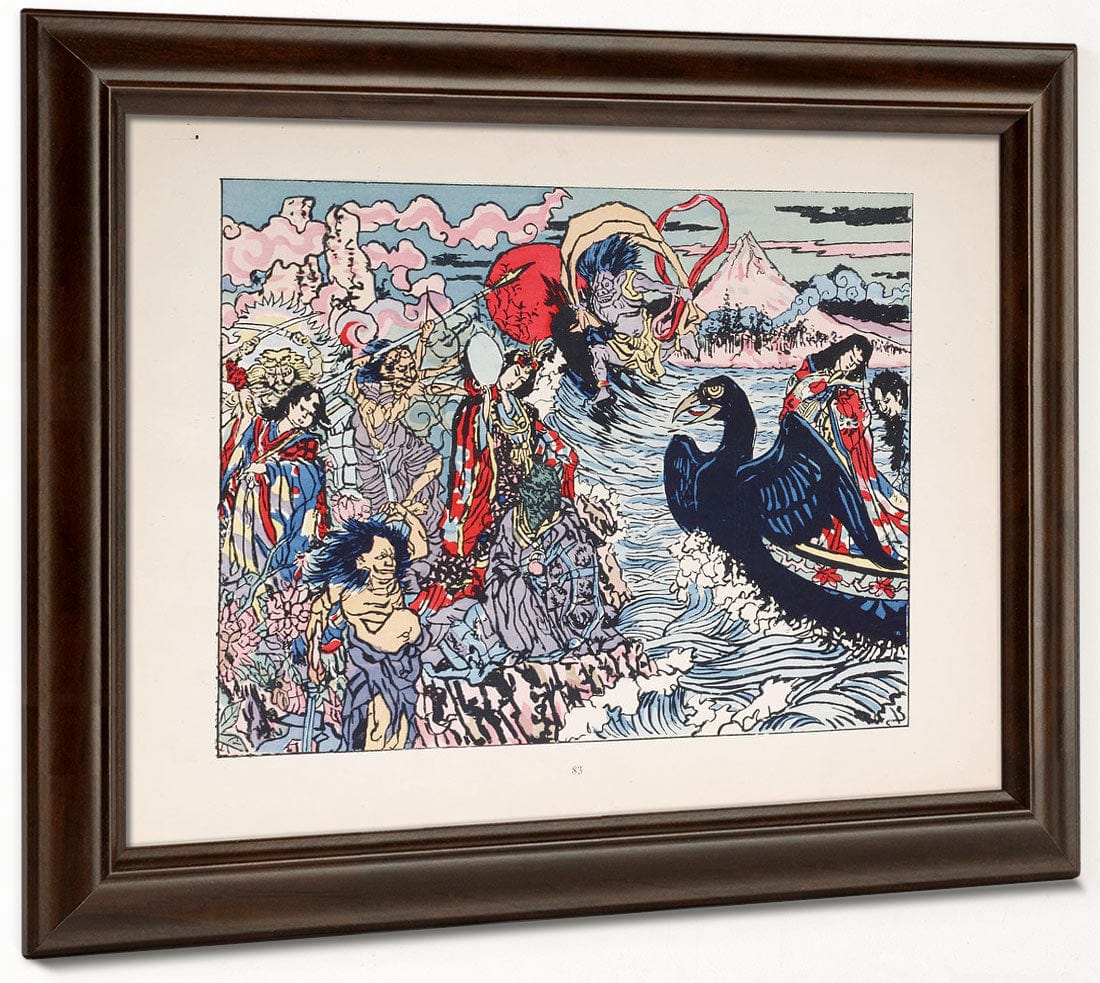 Selected Pages From The Shadow Theater Album La Tentation De Saint Antoine (Temptation Of Saint Anthony) 6 By Henri Riviere Fine Art Print 2