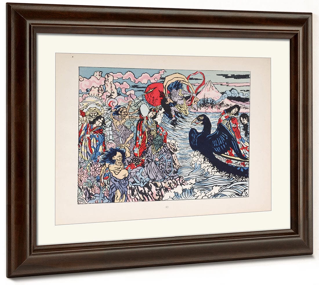 Selected Pages From The Shadow Theater Album La Tentation De Saint Antoine (Temptation Of Saint Anthony) 6 By Henri Riviere Fine Art Print 2