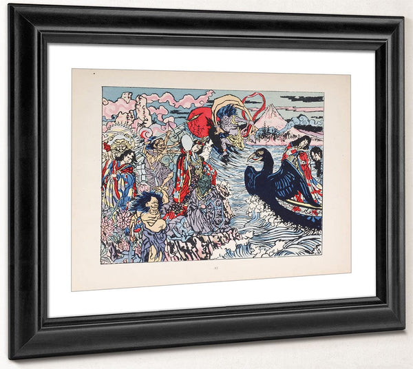 Selected Pages From The Shadow Theater Album La Tentation De Saint Antoine (Temptation Of Saint Anthony) 6 By Henri Riviere Fine Art Print 2