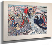 Selected Pages From The Shadow Theater Album La Tentation De Saint Antoine (Temptation Of Saint Anthony) 6 By Henri Riviere Fine Art Print 2