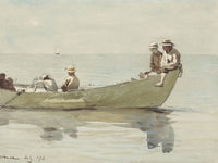 Seven Boys In A Dory (Detail) By Winslow Homer Fine Art Print 2
