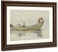Seven Boys In A Dory (Detail) By Winslow Homer Fine Art Print 2