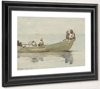 Seven Boys In A Dory (Detail) By Winslow Homer Fine Art Print 2