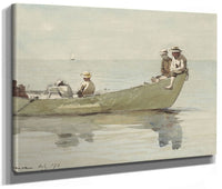 Seven Boys In A Dory (Detail) By Winslow Homer Fine Art Print 2