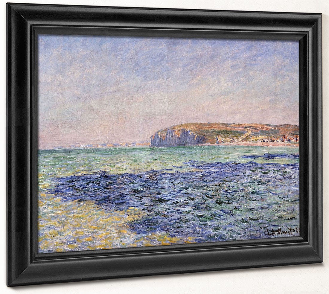 Shadows On The Sea   The Cliffs At Pourville By Claude Monet Fine Art Print 2