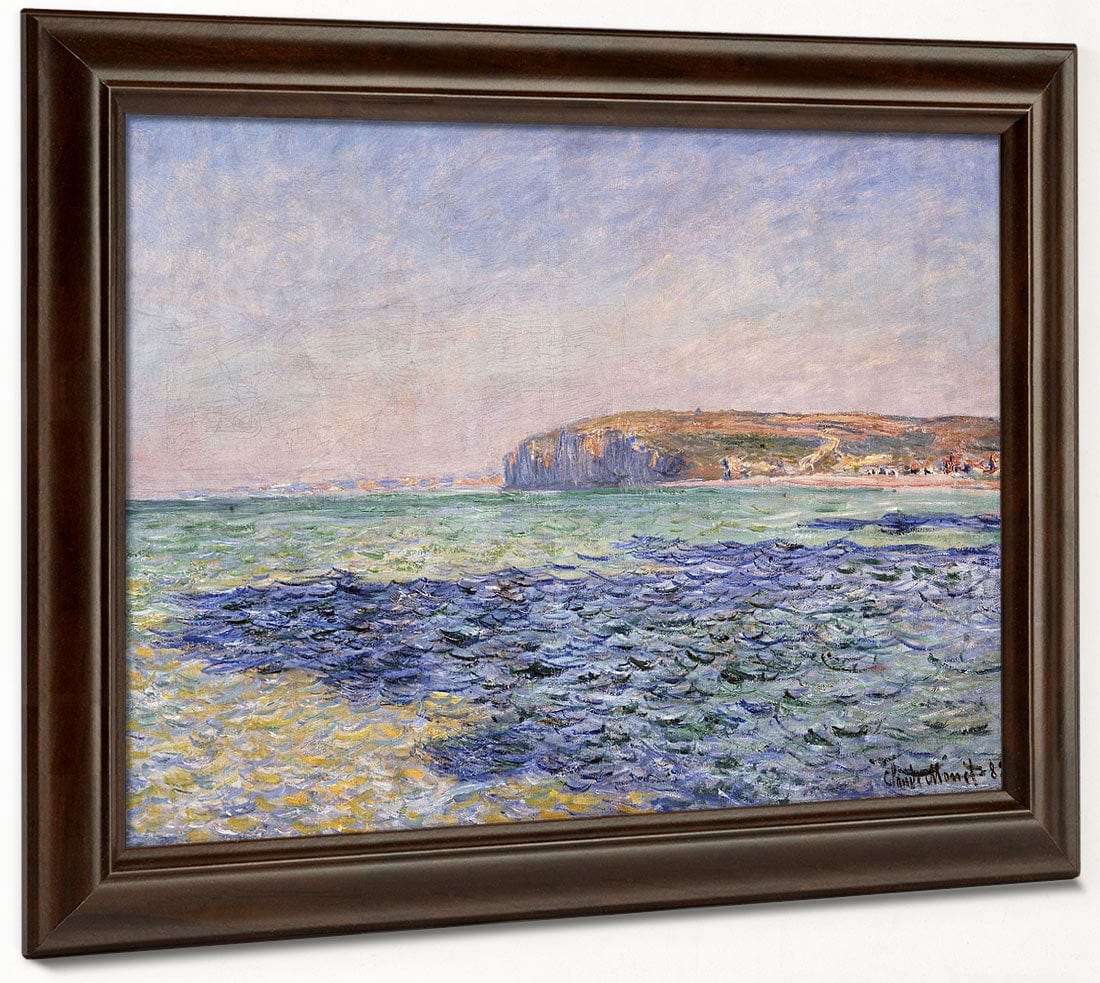 Shadows On The Sea   The Cliffs At Pourville By Claude Monet Fine Art Print 2