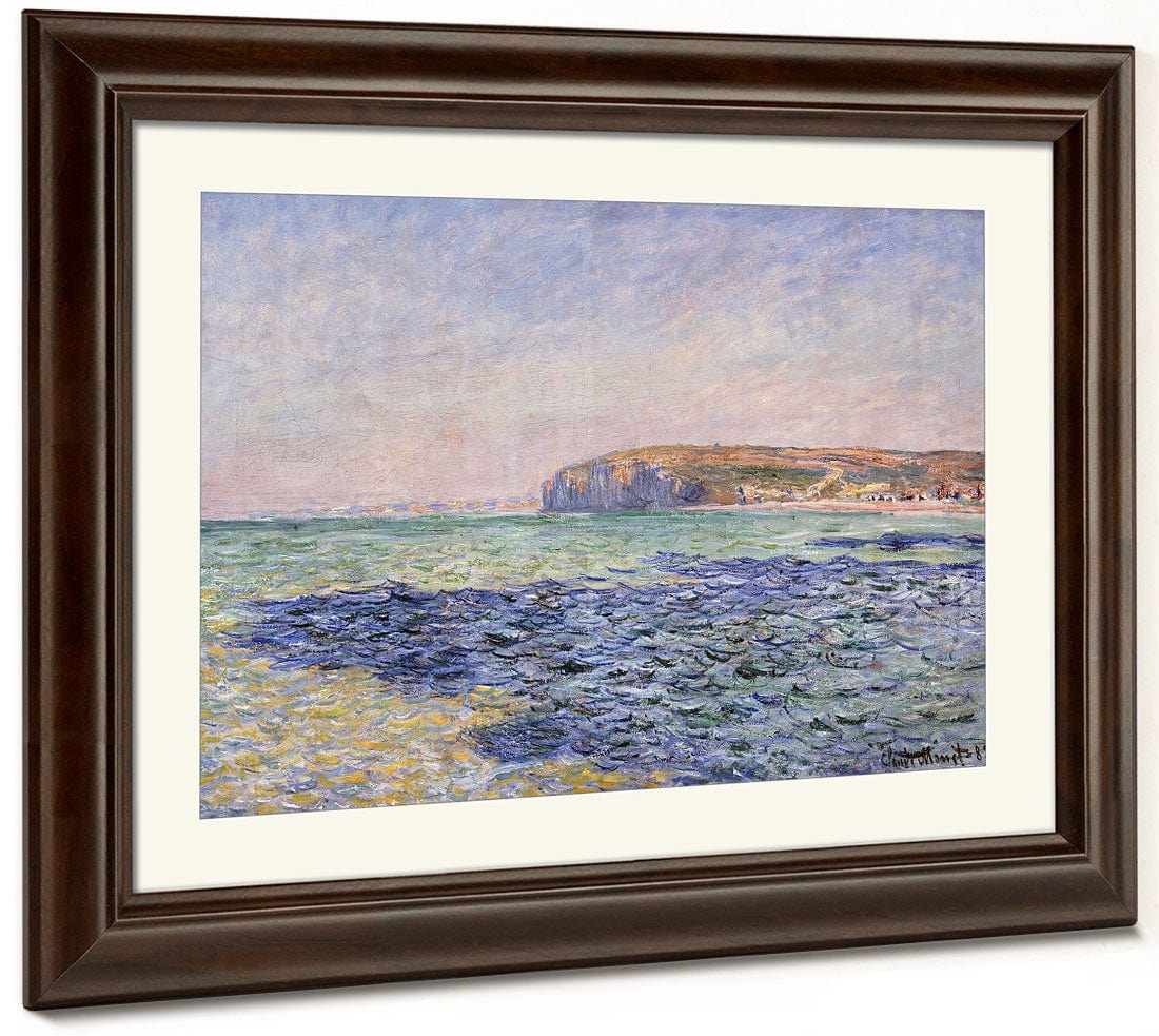Shadows On The Sea   The Cliffs At Pourville By Claude Monet Fine Art Print 2