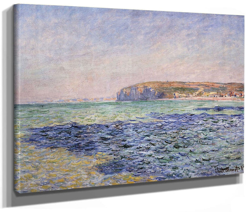 Shadows On The Sea   The Cliffs At Pourville By Claude Monet Fine Art Print 2