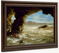 Shipwreck On The Coast By Ferdinand Victor Eugene Delacroix Fine Art Print 2