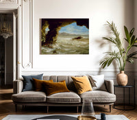 Shipwreck On The Coast By Ferdinand Victor Eugene Delacroix Fine Art Print 2