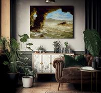 Shipwreck On The Coast By Ferdinand Victor Eugene Delacroix Fine Art Print 2