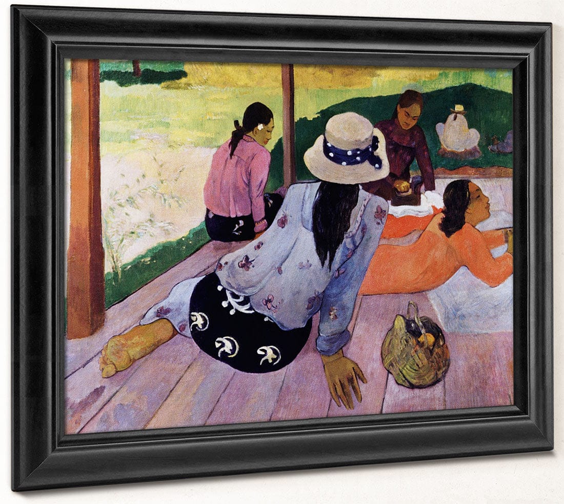 Siesta By Paul Gauguin Fine Art Print 2