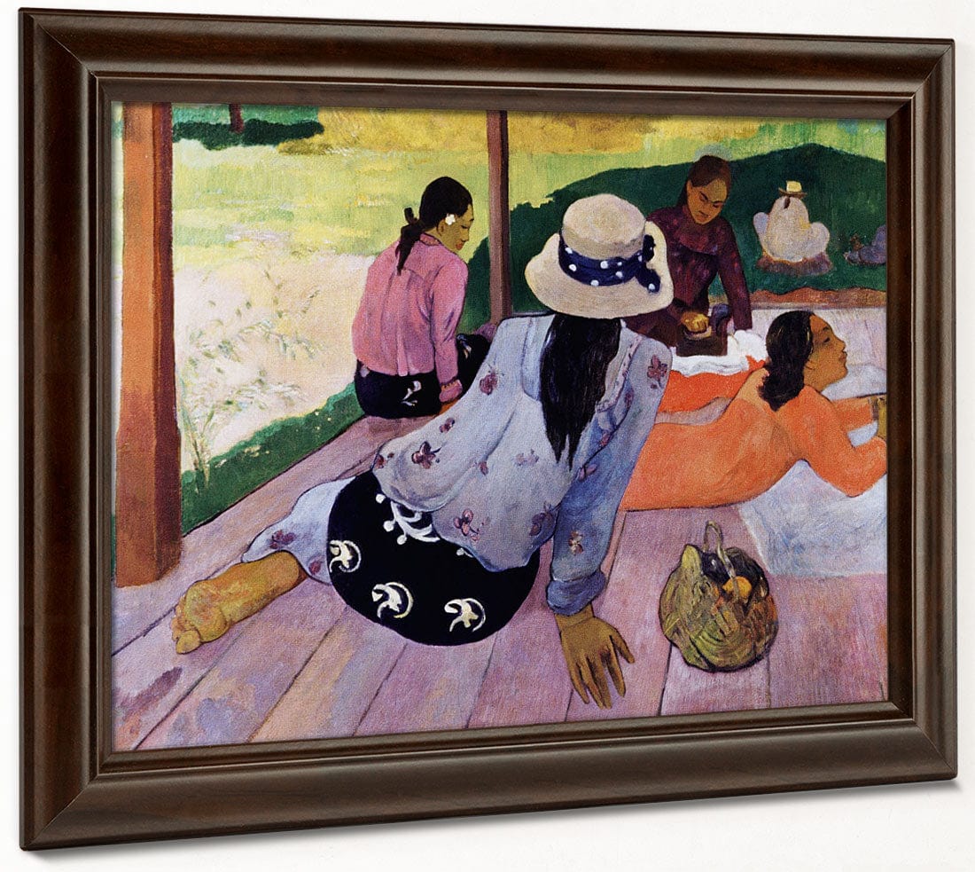 Siesta By Paul Gauguin Fine Art Print 2