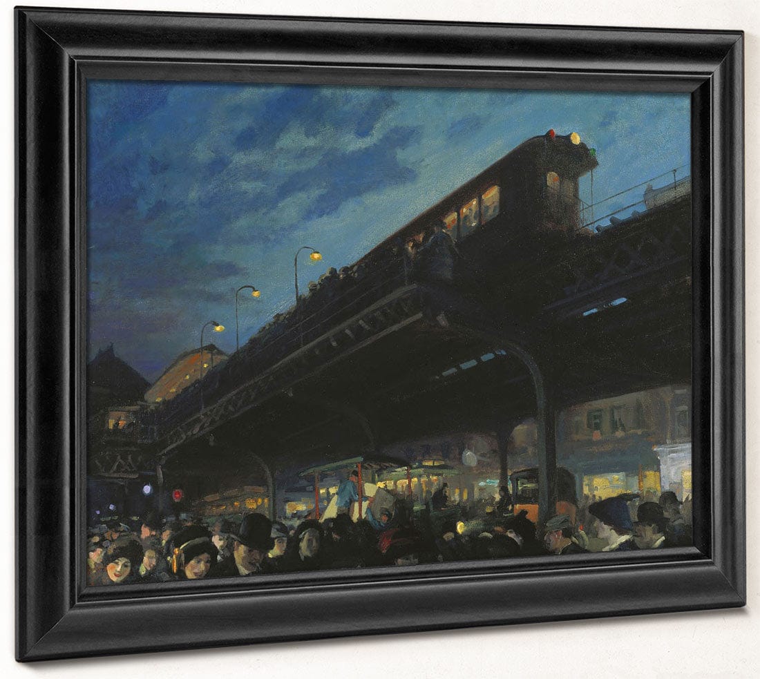 Six O'clock, Winter By John Sloan Fine Art Print 2