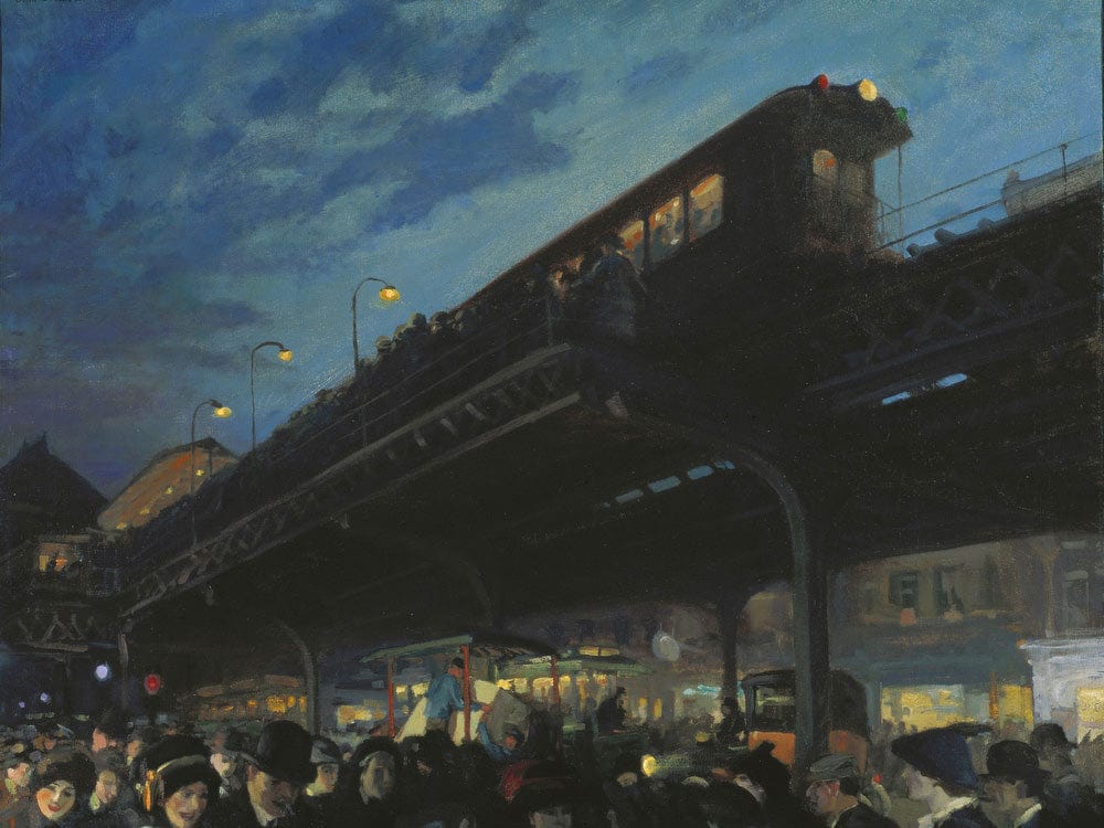 Six O'clock, Winter By John Sloan Fine Art Print 2