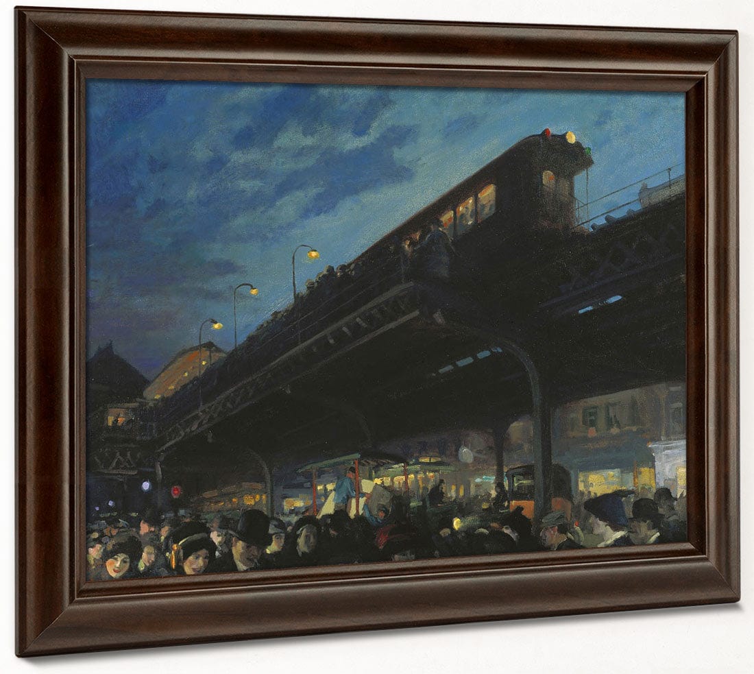 Six O'clock, Winter By John Sloan Fine Art Print 2