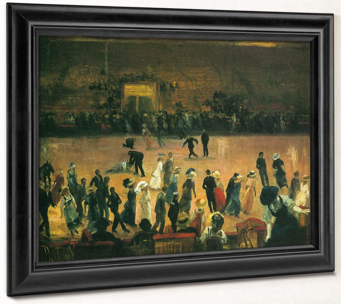 Skating Rink New York City 1906 By William Glackens Fine Art Print 2