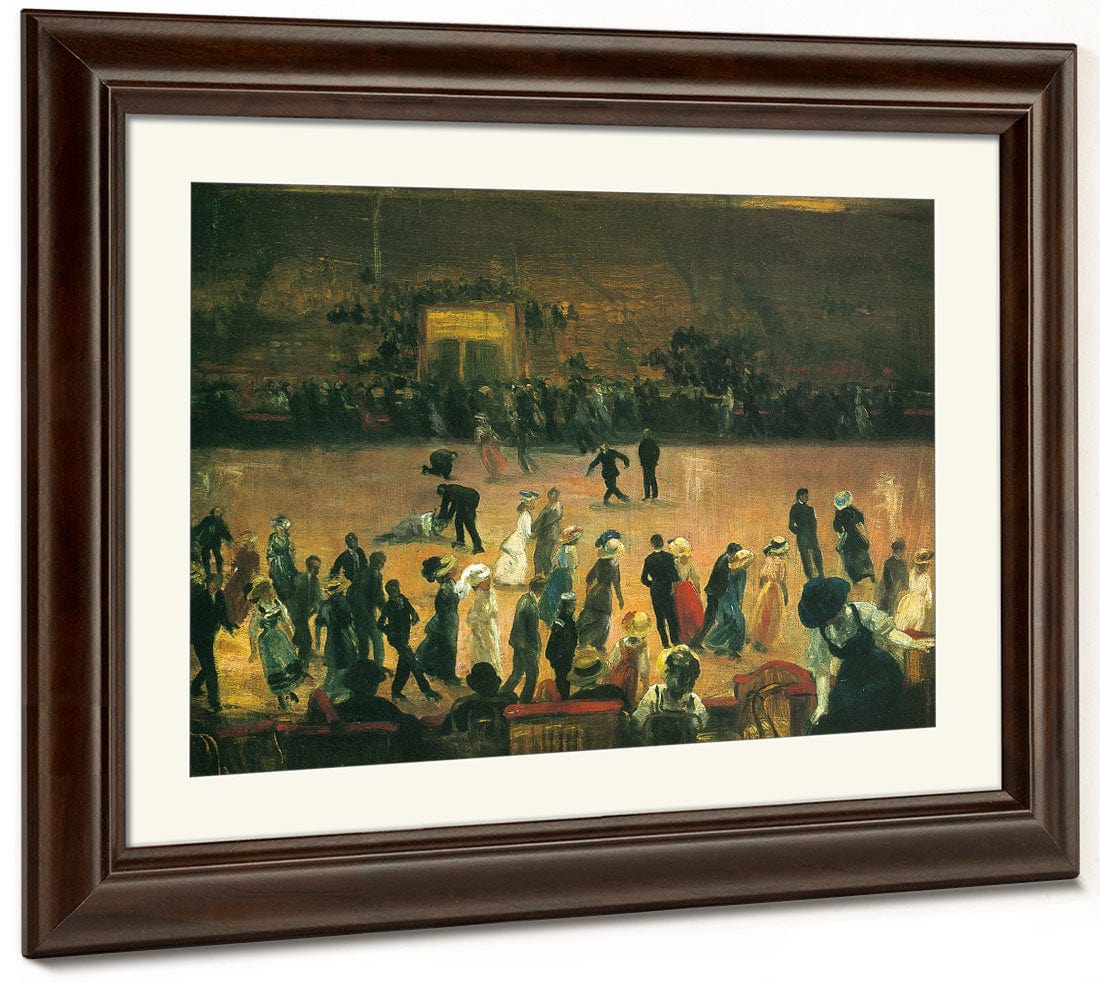 Skating Rink New York City 1906 By William Glackens Fine Art Print 2