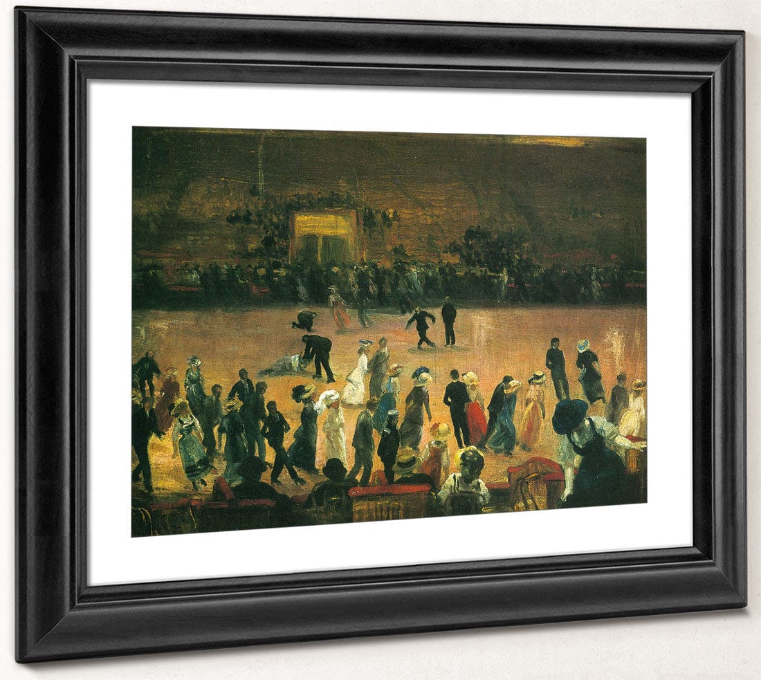 Skating Rink New York City 1906 By William Glackens Fine Art Print 2
