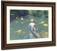 Skiffs By Gustave Caillebotte Fine Art Print 2