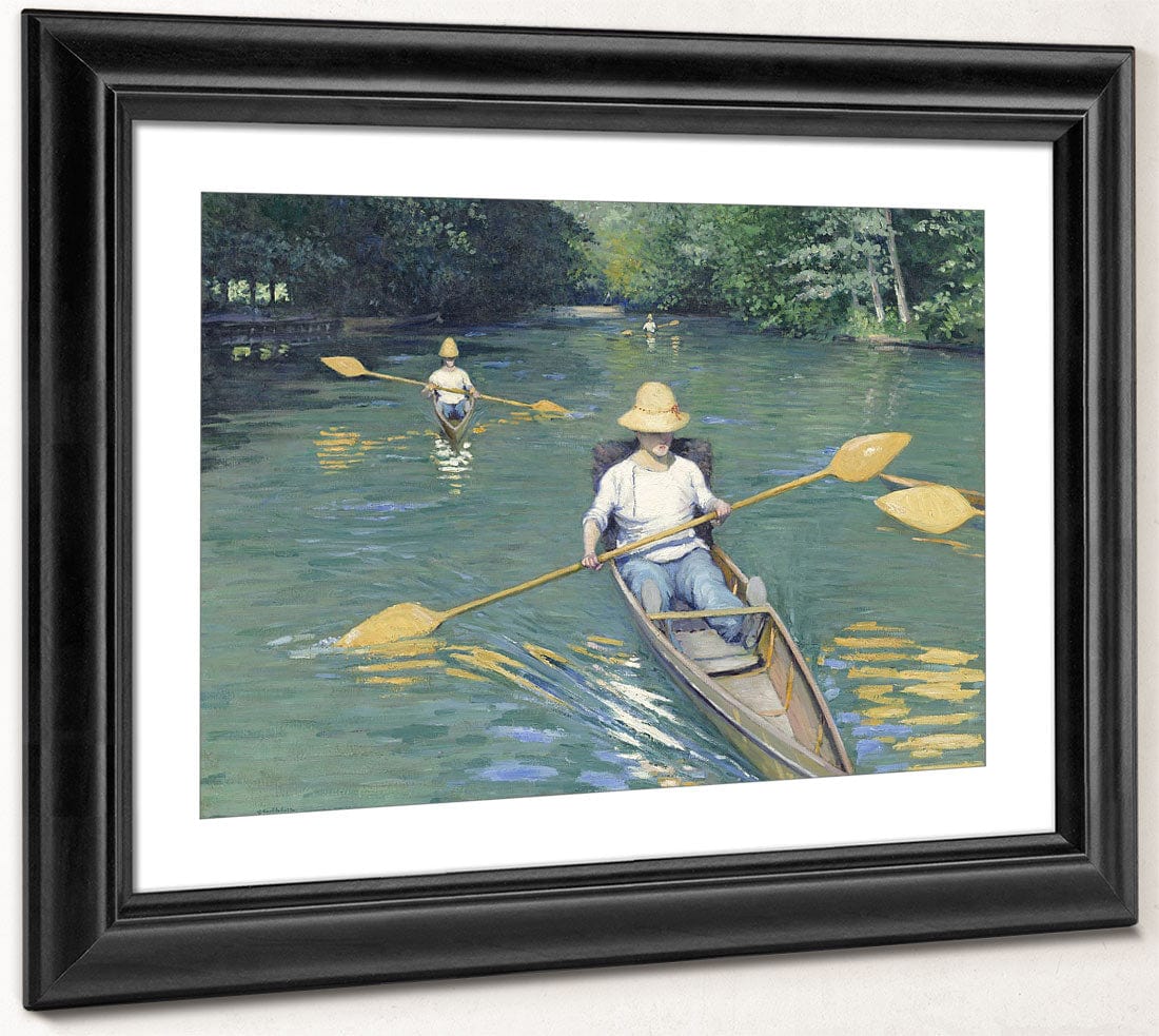 Skiffs By Gustave Caillebotte Fine Art Print 2