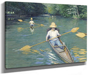 Skiffs By Gustave Caillebotte Fine Art Print 2