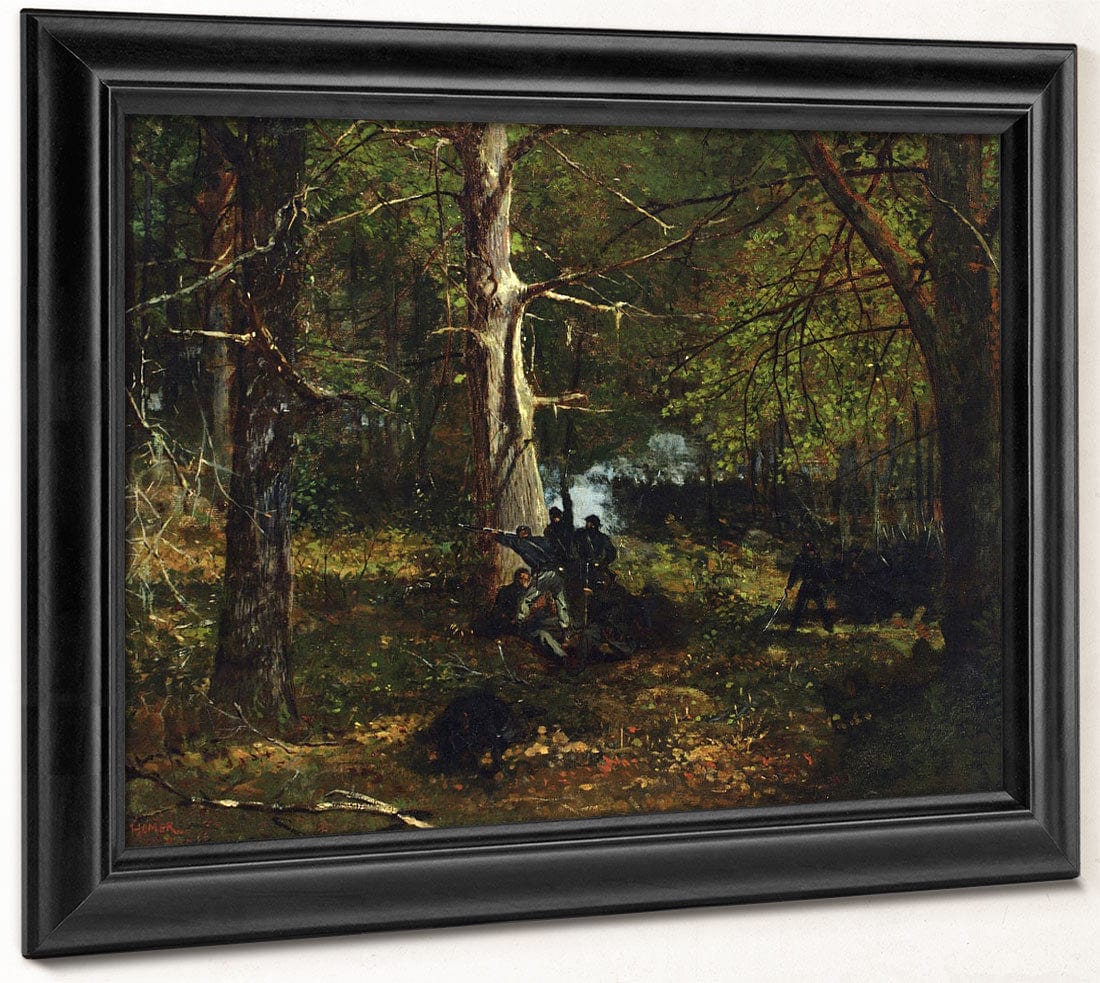 Skirmish In The Wilderness By Winslow Homer Fine Art Print 2