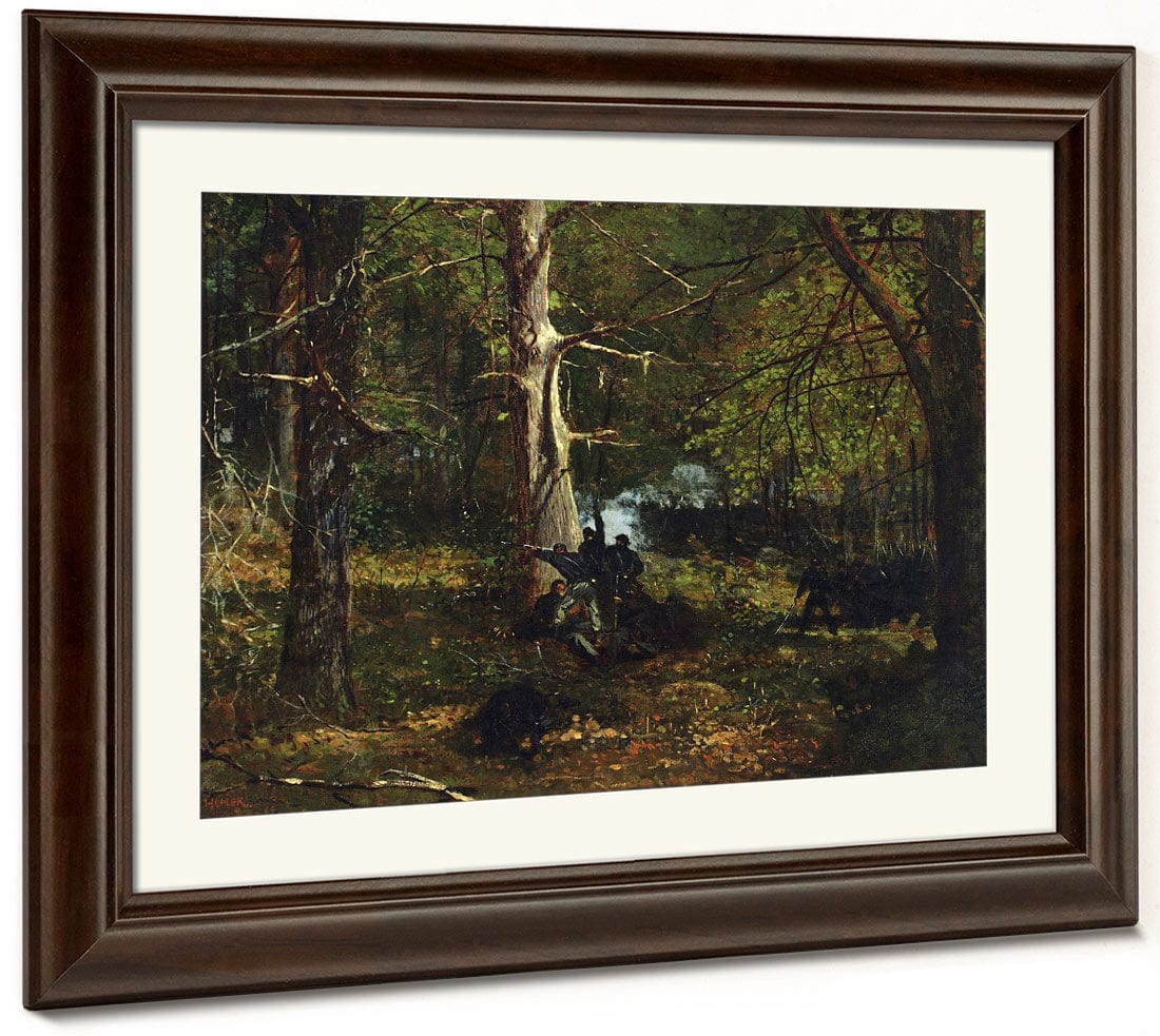 Skirmish In The Wilderness By Winslow Homer Fine Art Print 2