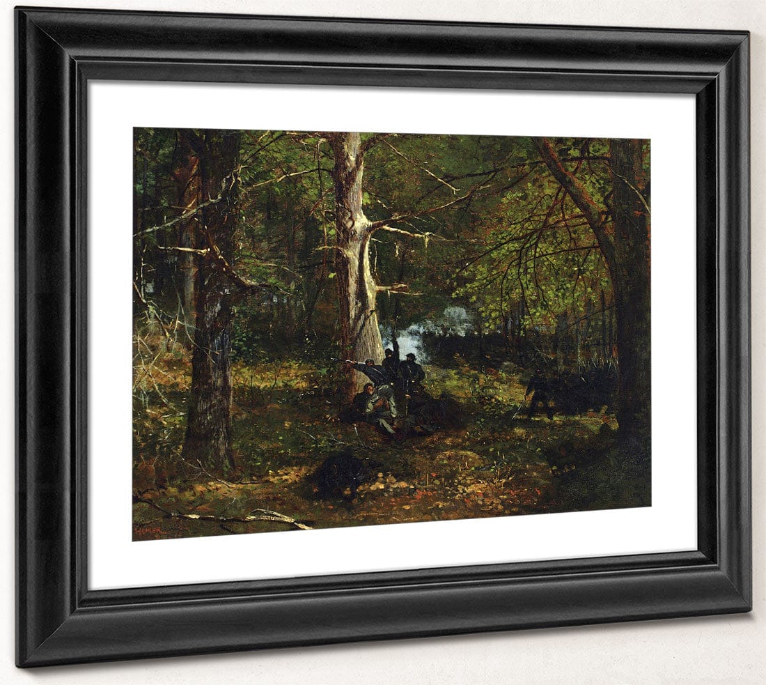 Skirmish In The Wilderness By Winslow Homer Fine Art Print 2
