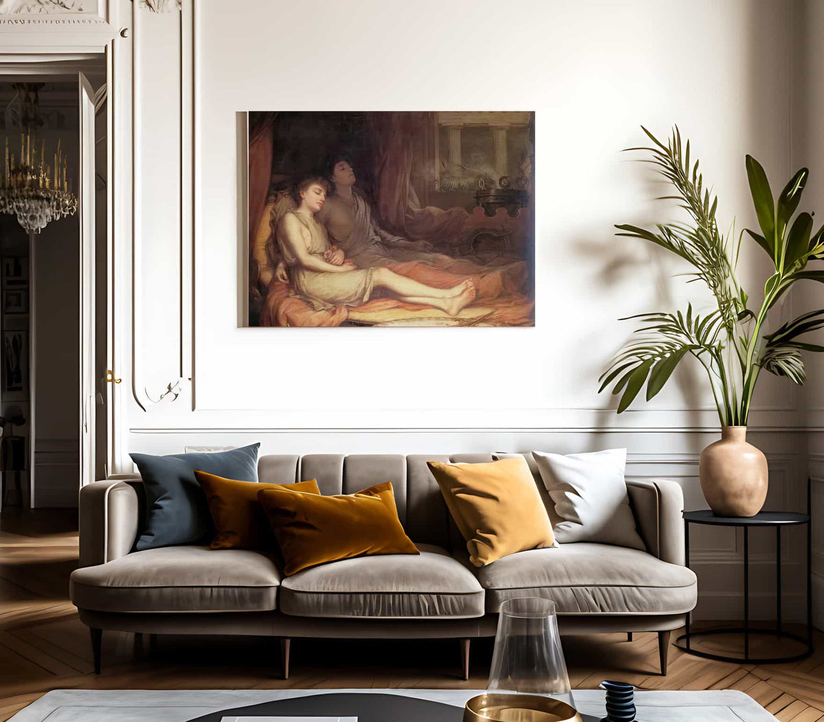 Sleep And His Half Brother Death By John Waterhouse Fine Art Print 2