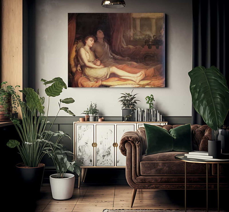 Sleep And His Half Brother Death By John Waterhouse Fine Art Print 2