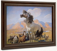 Smokey Face By By By Nc Wyeth By Nc Wyeth Fine Art Print 2