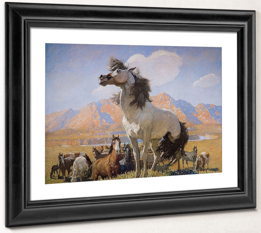 Smokey Face By By By Nc Wyeth By Nc Wyeth Fine Art Print 2