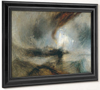 Snow By Storm By   By Steam Boat By Off By A By Harbour's By Mouth By Jmw Turner Fine Art Print 2