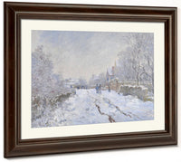 Snow Scene At Argenteuil By Claude Monet Fine Art Print 2