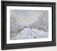 Snow Scene At Argenteuil By Claude Monet Fine Art Print 2