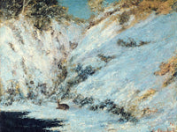 Snowy Landscape By Jean Desire Gustave Courbet Fine Art Print 2