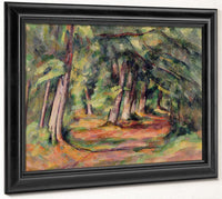 Sous Bois (Pres Du Jas De Bouffan) By Paul Cezanne Fine Art Print 2