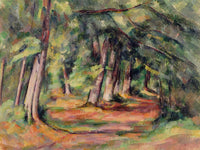 Sous Bois (Pres Du Jas De Bouffan) By Paul Cezanne Fine Art Print 2