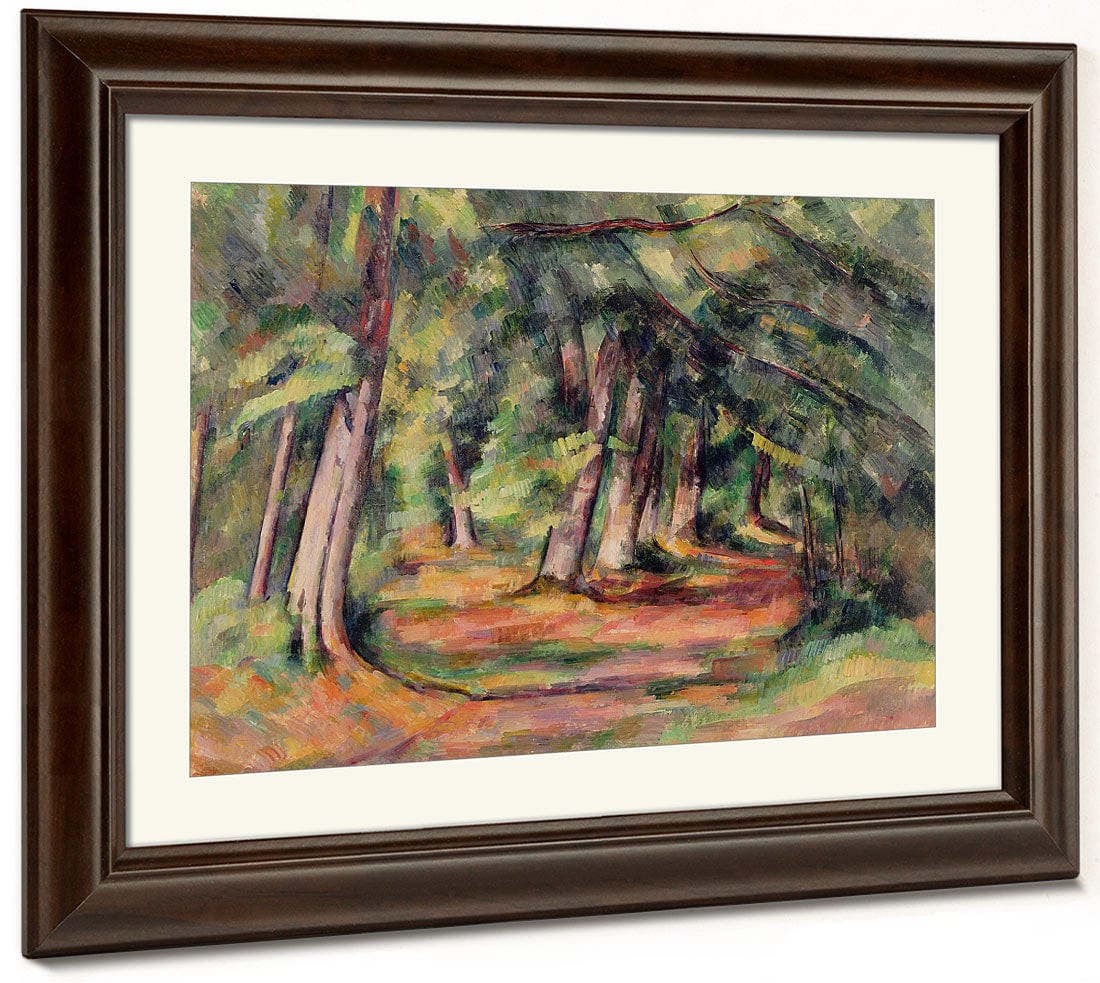 Sous Bois (Pres Du Jas De Bouffan) By Paul Cezanne Fine Art Print 2