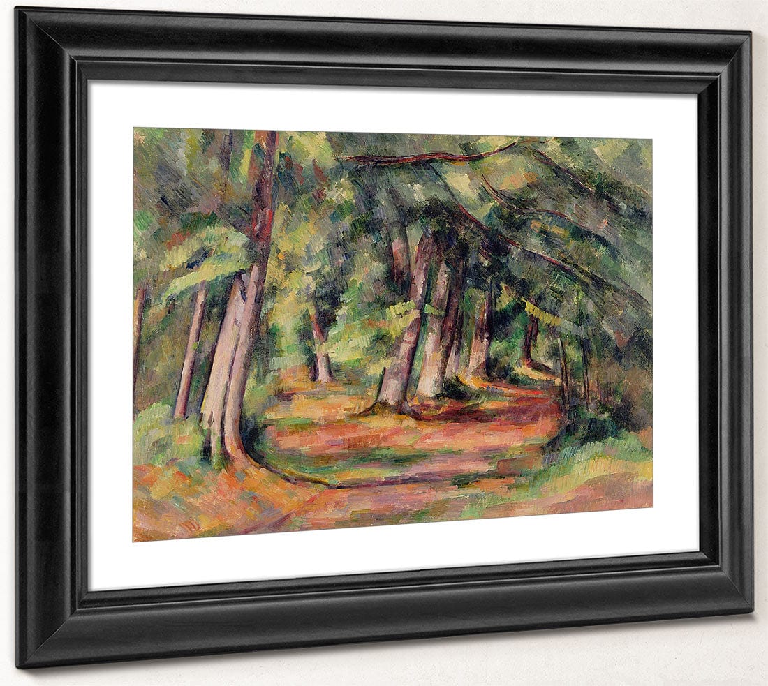 Sous Bois (Pres Du Jas De Bouffan) By Paul Cezanne Fine Art Print 2