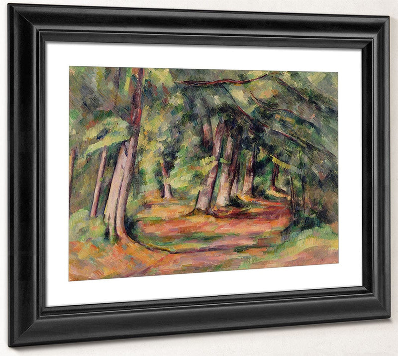 Sous Bois (Pres Du Jas De Bouffan) By Paul Cezanne Fine Art Print 2